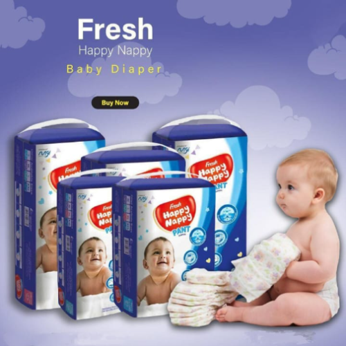 ফ্রেশ হ্যাপি ন্যাপি ৭-১২কেজি Fresh Happy Nappy 7-12 kg